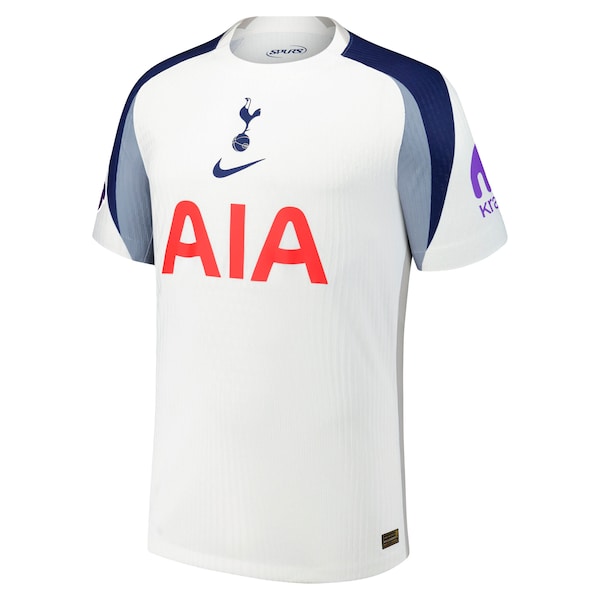 Tottenham Hotspur Nike 2025/26 Home Authentic Jersey - White/Yellow