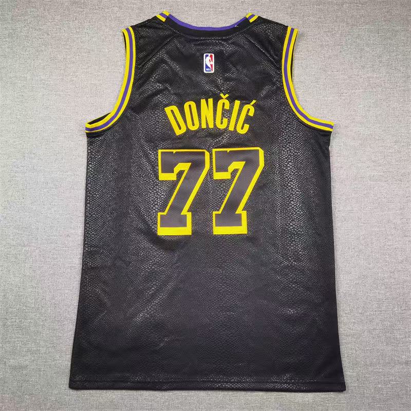Luka Dončić Los Angeles Lakers Nike Youth Mamba Edition Jersey - Black