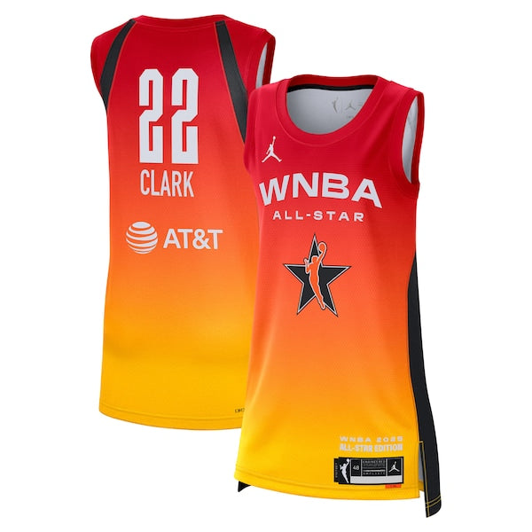 Caitlin Clark Jordan Brand Unisex 2025 WNBA All-Star Game Explorer Edition Victory Player Jersey - Orange