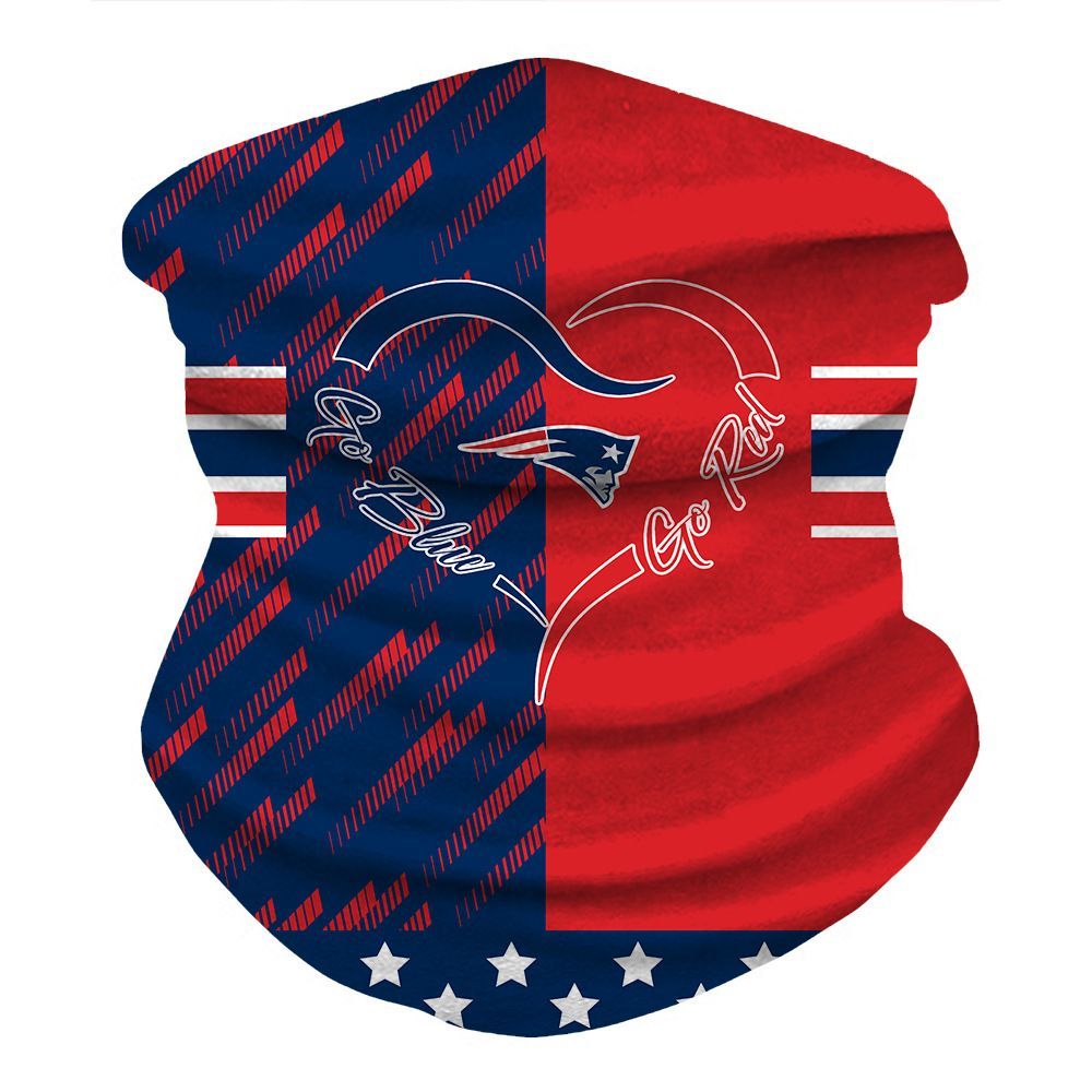 NEW ENGLAND PATRIOTS & FLAG FACE MASK BANDANAS