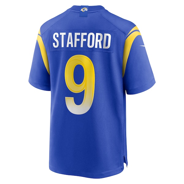 Matthew Stafford Los Angeles Rams Nike Super Bowl LVI Bound Game Patch Jersey - Royal