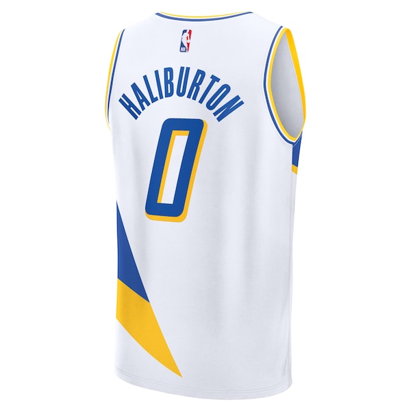 Tyrese Haliburton Indiana Pacers  2025/26 City Edition Fast Break Jersey - White