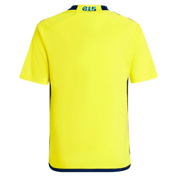 Nashville SC adidas Youth 2024 The 615 Kit Replica Jersey - Yellow