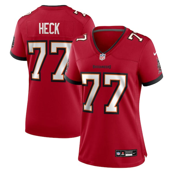 Charlie Heck Tampa Bay Buccaneers Nike Women's Team Game Jersey -  Red