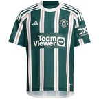 Victor Lindelof Manchester United adidas Youth 2023/24 Away Replica Player Jersey - Green/White