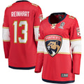 Sam Reinhart Florida Panthers  Women's Home 2024 Stanley Cup Champions Breakaway Player Jersey – Red
