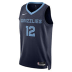 Ja Morant Memphis Grizzlies Nike Unisex Swingman Jersey - Icon Edition - Navy/White