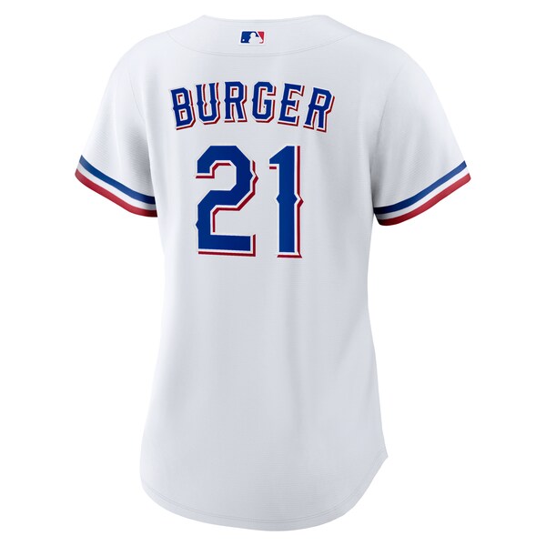Jake Burger Texas Rangers Nike Women's Home Replica Jersey - White
