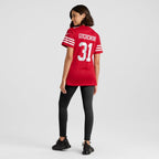 Isaac Guerendo San Francisco 49ers Nike Women's  Game Jersey -  Scarlet