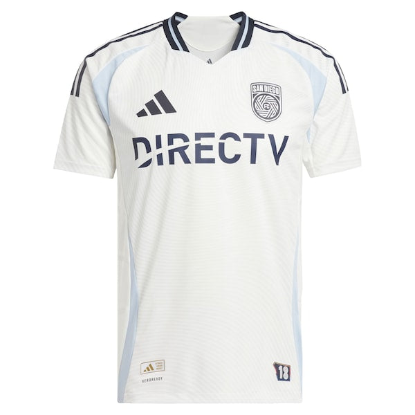 San Diego FC adidas 2025 Woven Into One Replica Jersey - White