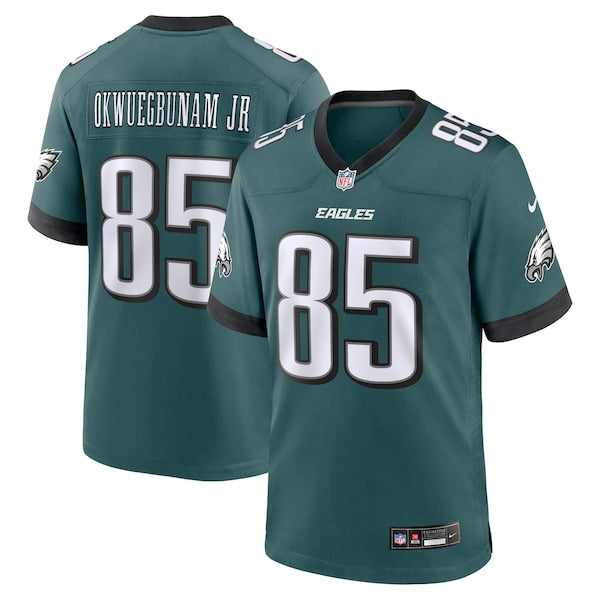 Albert Okwuegbunam Jr. Philadelphia Eagles Nike Team Game Jersey - Midnight Green