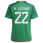 Hirving Lozano Mexico National Team adidas Youth 2022/23 Home Replica Jersey - Green
