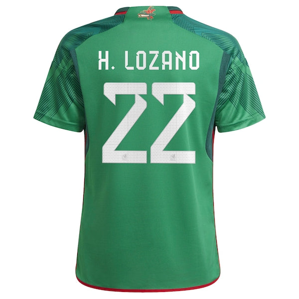 Hirving Lozano Mexico National Team adidas Youth 2022/23 Home Replica Jersey - Green
