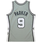 Tony Parker San Antonio Spurs Unisex Hall of Fame Class of 2023 Throwback Swingman Jersey - Gray