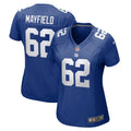 Jalen Mayfield New York Giants Nike Women's  Game Jersey -  Royal