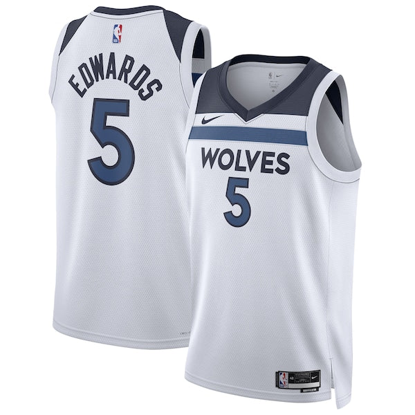 Anthony Edwards Minnesota Timberwolves Nike Unisex Swingman Jersey - Association Edition - White