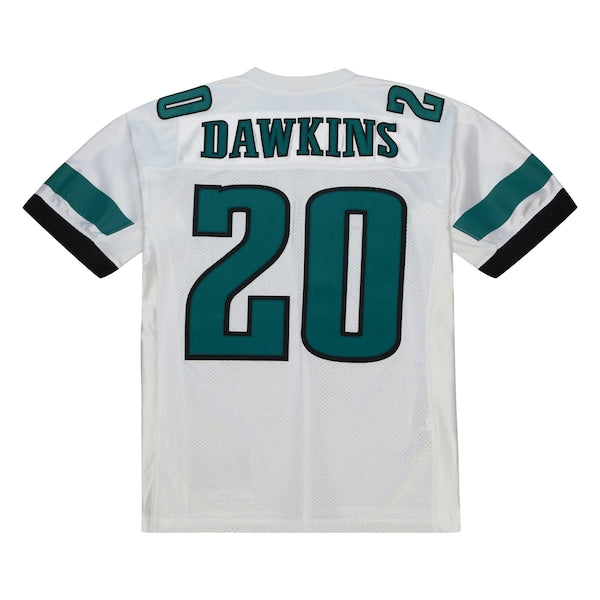 Brian Dawkins Philadelphia Eagles 1996 Authentic Throwback Retired Player Jersey - White/Black