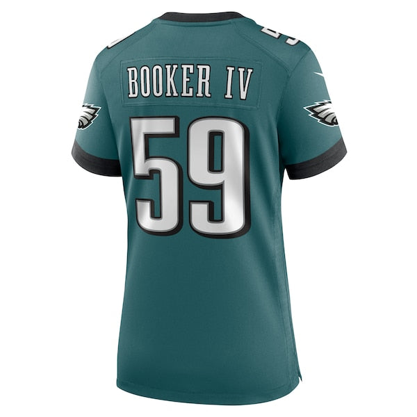 Thomas Booker IV Philadelphia Eagles Nike Women's Team Game Jersey - Midnight Green