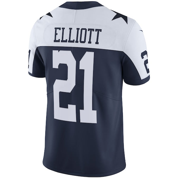 Ezekiel Elliott Dallas Cowboys Nike Alternate Vapor Limited Jersey - Navy/White