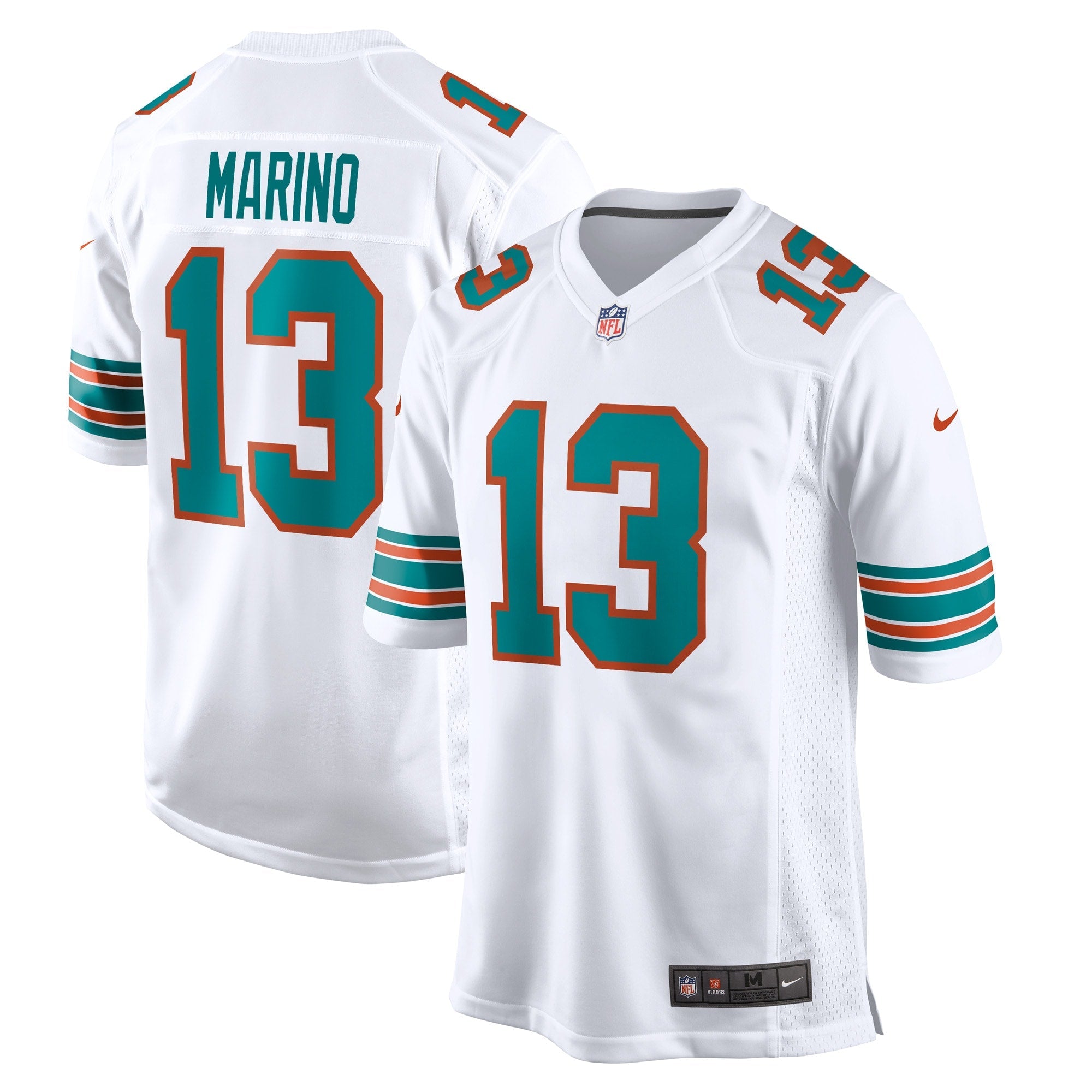 Dan Marino Miami Dolphins Nike Retired Player Jersey - Aqua/White