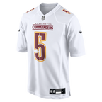 Jayden Daniels Washington Commanders Nike Fashion Jersey - Tundra White