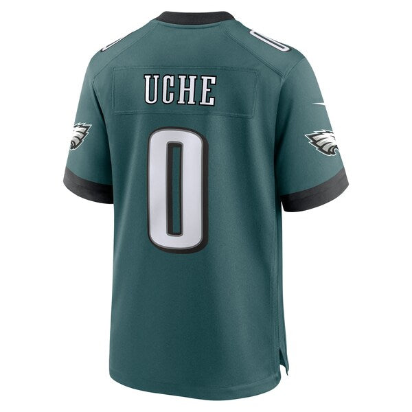 Josh Uche Philadelphia Eagles Nike Team Game Jersey - Midnight Green
