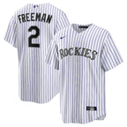 Tyler Freeman Colorado Rockies Nike  Youth Home Replica Jersey - White
