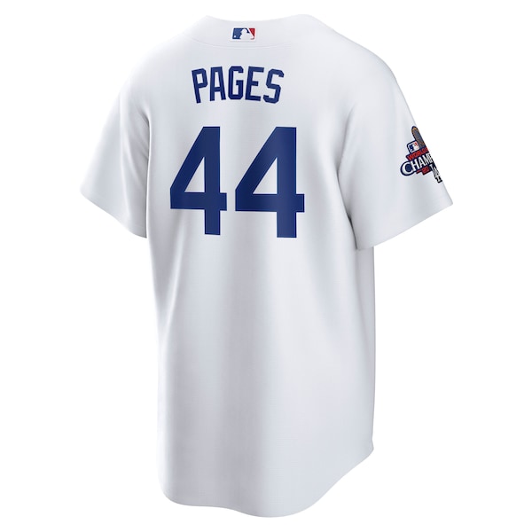 Andy Pages Los Angeles Dodgers Nike 2024 World Series Champions Home Replica Player Jersey - White