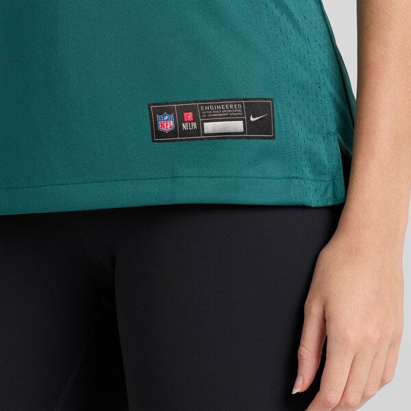 Saquon Barkley Philadelphia Eagles Nike Women's Super Bowl LIX Game Player Jersey - Midnight Green