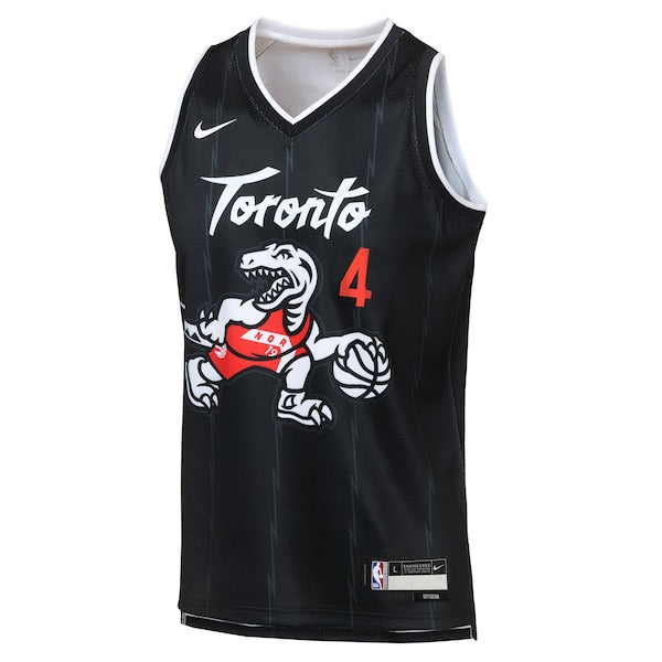 Scottie Barnes Toronto Raptors Nike Youth 2025/26 City Edition Swingman Jersey - Black