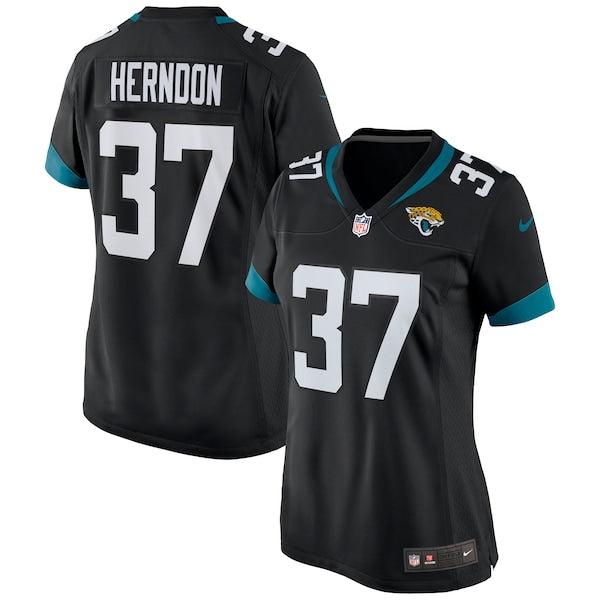 Tre Herndon Jacksonville Jaguars Nike Women's Game Jersey - Black/Teal