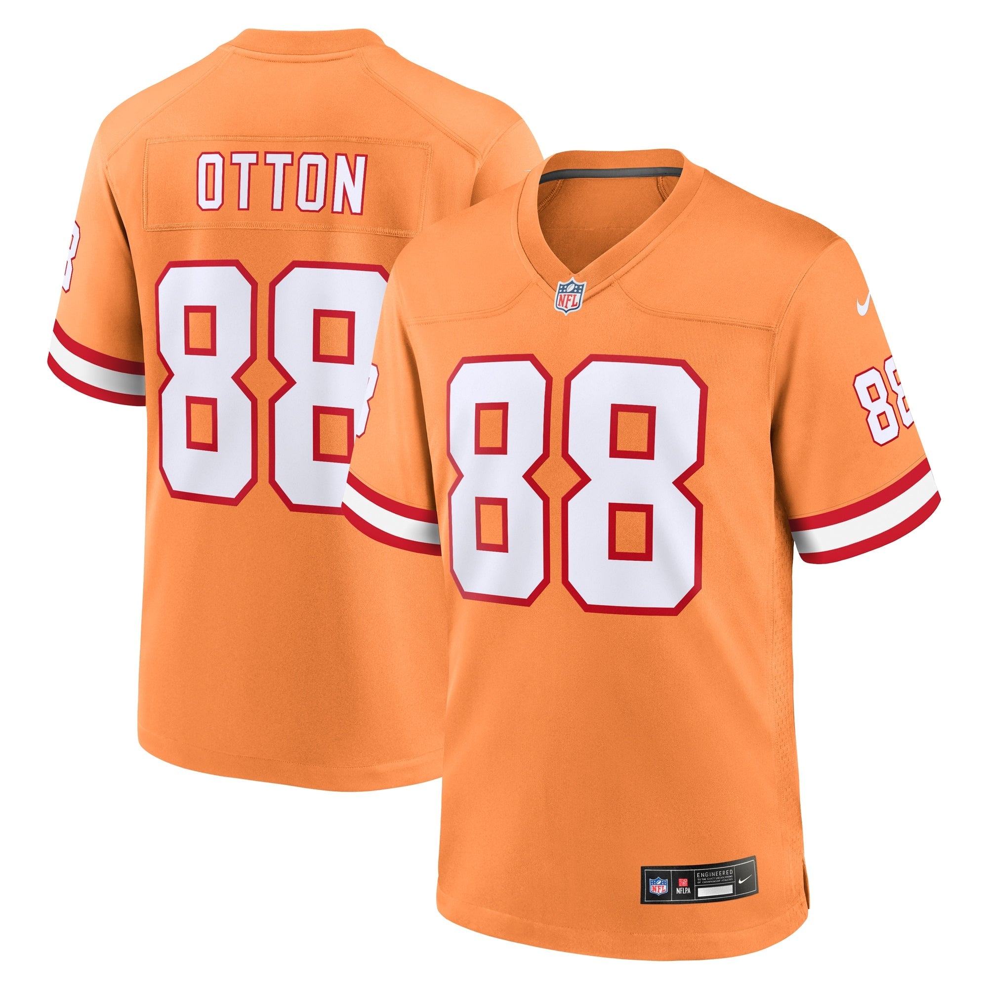 Cade Otton Tampa Bay Buccaneers Nike Game Player Jersey - Red/Orange