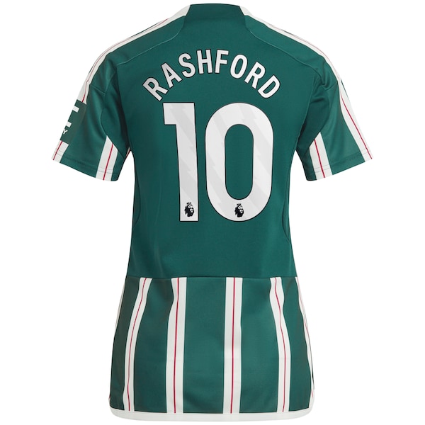 Marcus Rashford Manchester United adidas Women's 2023/24 Away Replica Player Jersey - Green/Red