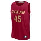 Donovan Mitchell Cleveland Cavaliers  Fast Break Replica Player Jersey - Icon Edition - Wine