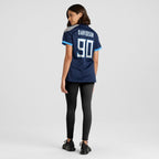 Marlon Davidson Tennessee Titans Nike Women's  Game Jersey -  Navy
