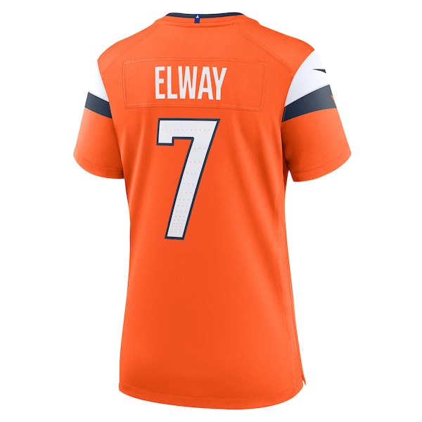 John Elway Denver Broncos Nike Women's Retired Player Game Jersey - Orange