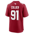 L.J. Collier Arizona Cardinals Nike Game Player Jersey - Cardinal