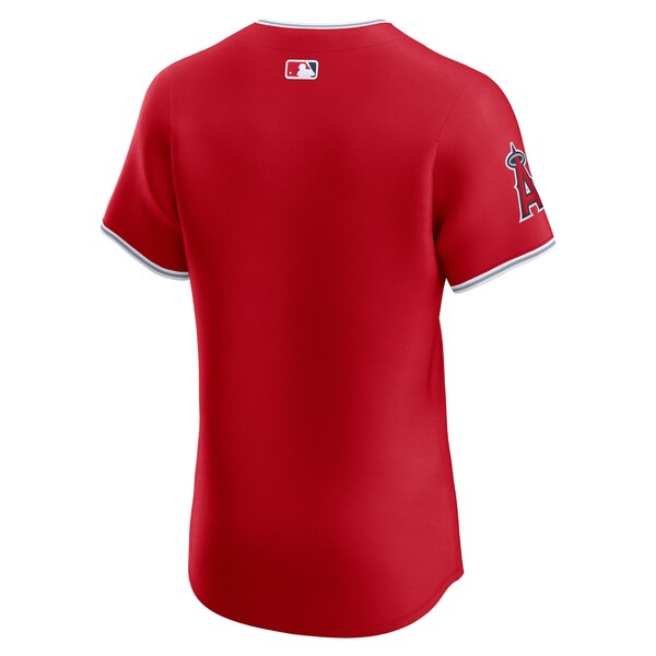 Los Angeles Angels Nike Alternate Vapor Premier Elite Patch Jersey - Red