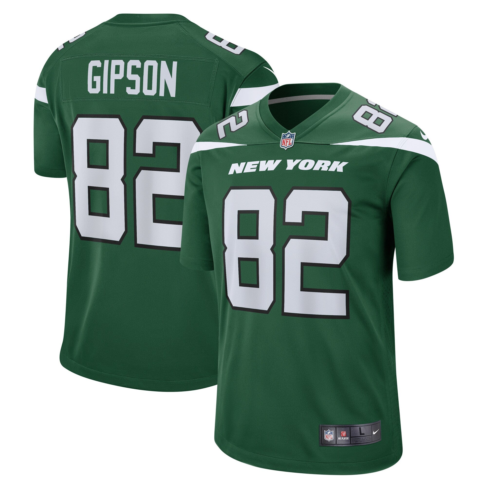 Xavier Gipson New York Jets Nike Alternate Game Jersey - White/Green