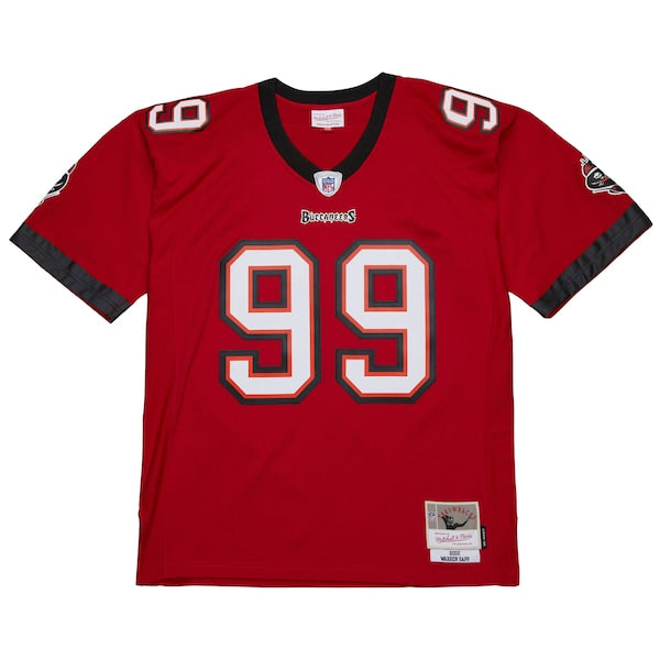 Warren Sapp Tampa Bay Buccaneers  2002 Legacy Replica Jersey - Red/Orange