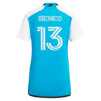 Brandt Bronico Charlotte FC adidas Women's 2024 The Carolina Kit: Explore Replica Player Jersey - Blue