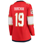 Matthew Tkachuk Florida Panthers  Women's 2025 Stanley Cup Final Home Breakaway Player Jersey - Red