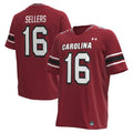Men's Under Armour LaNorris Sellers South Carolina Gamecocks NIL Football Replica Player Jersey - Garnet/Black
