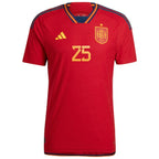 Ansu Fati Spain National Team adidas 2022/23 Home Authentic Jersey - Red