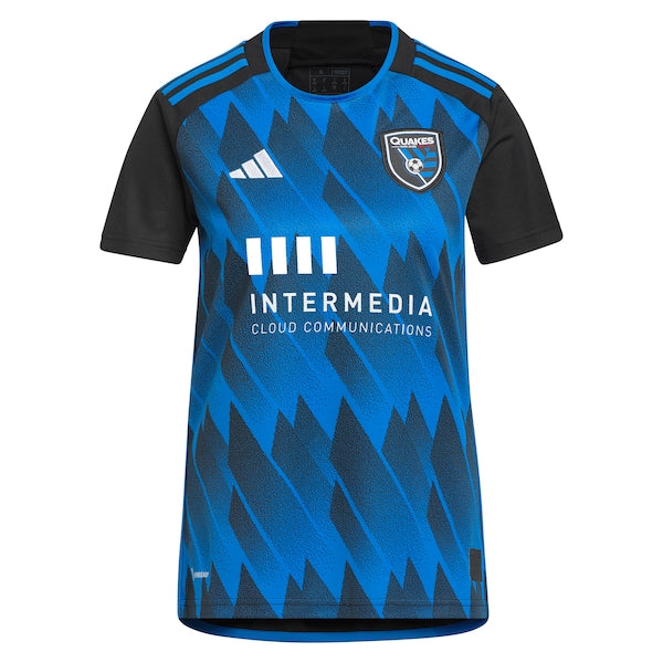 Cristian Espinoza San Jose Earthquakes adidas Women's 2023 Active Fault Jersey Replica Jersey - Blue