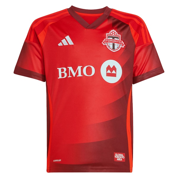 Toronto FC adidas Youth 2025 Club Kit Replica Jersey - Red