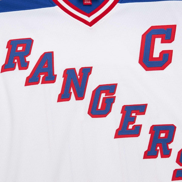 Mark Messier New York Rangers 1993-94 Power Play Jersey - White/Royal