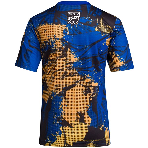 Portland Timbers adidas Youth 2024 MLS Works Kick Childhood Cancer x Marvel Pre-Match Top - Royal