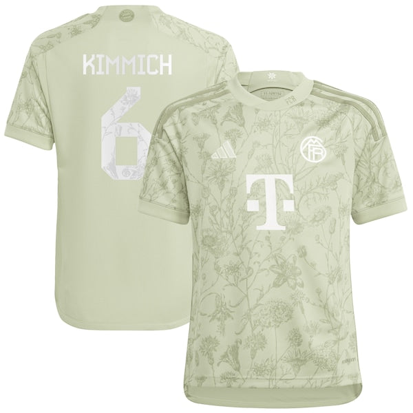 Joshua Kimmich Bayern Munich adidas Youth 2023/24 Oktoberfest Replica Player Jersey - Green/White