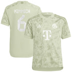 Joshua Kimmich Bayern Munich adidas Youth 2023/24 Oktoberfest Replica Player Jersey - Green/White